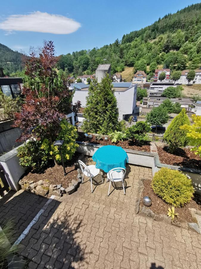 Terrassenwohnung Mit Toller Aussicht & Zentrumsnah Hornberg Extérieur photo